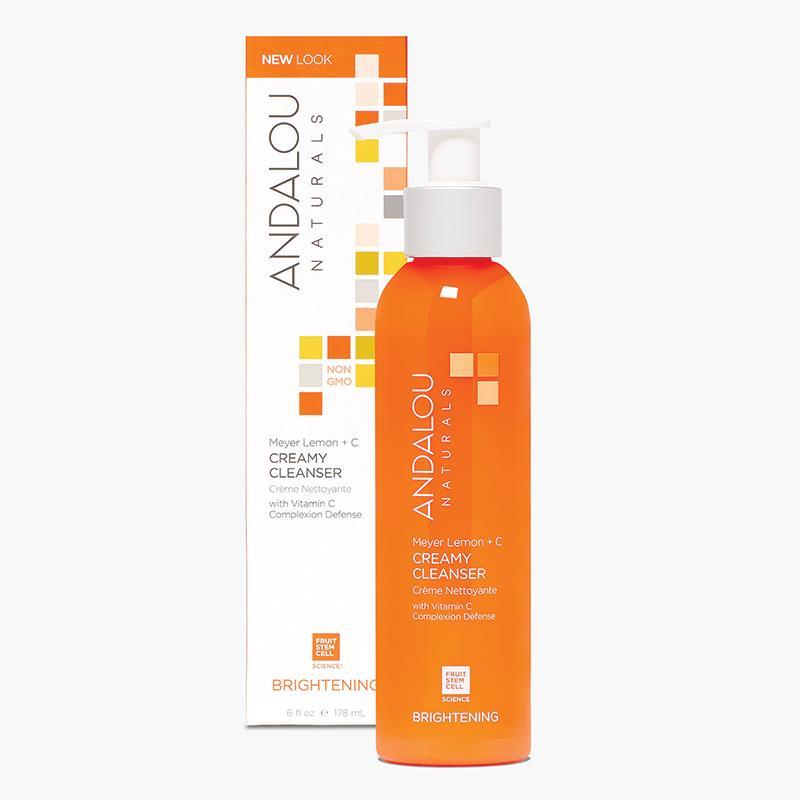 Andalou Brightening Meyer Lemon Creamy Cleanser 178ml