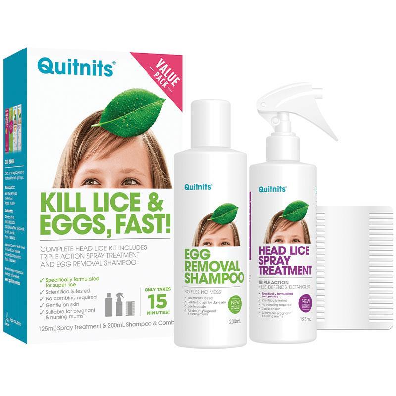 Quit Nits Complete Lice Kit 325ml