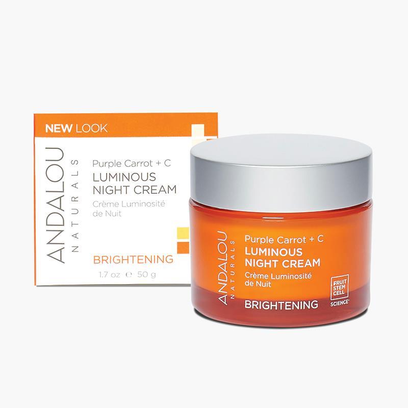 Andalou Brightening Purple Carrot + C Luminous Night Cream 50g