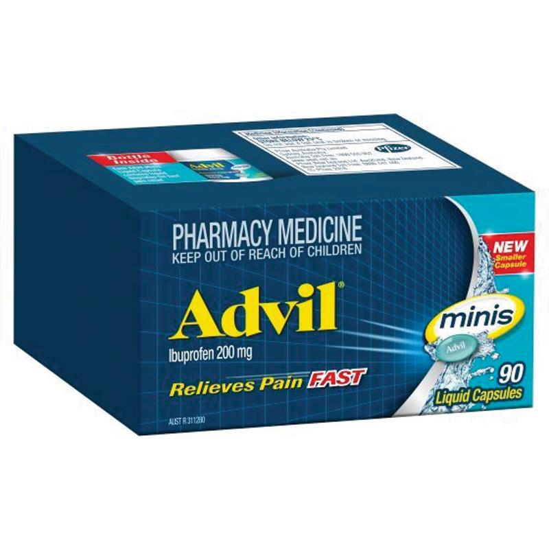 Advil Minis Liquid 90 Capsules