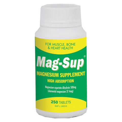 Magshield Supplement Mag-Sup Magnesium Supplement 500mg 250 Tablets – OzChemist Australia