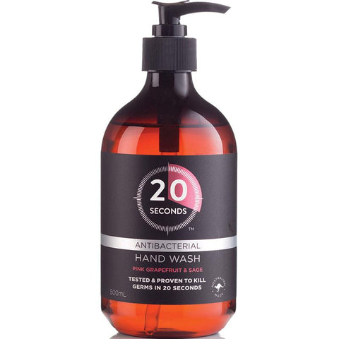 20 seconds pink grapefruit & sage antibacterial hand wash 500ml