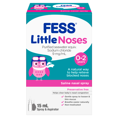 FESS Little Noses Nasal Spray + Aspirator 15ml