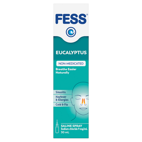 FESS Nasal Saline Spray Eucalyptus 30ml