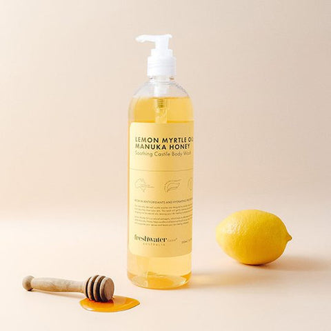 Freshwater Farm Lemon Myrtle Oil + Manuka Honey Castile Body Wash 500ml