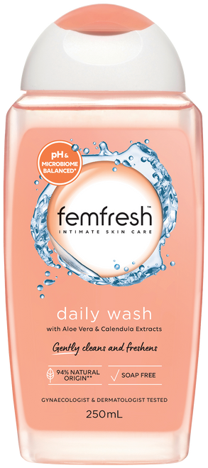 Femfresh Daily Wash with Aloe Vera & Calendula Extracts  250mL