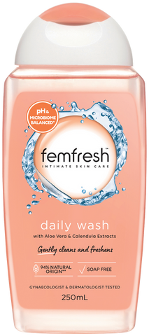 Femfresh Daily Wash with Aloe Vera & Calendula Extracts  250mL