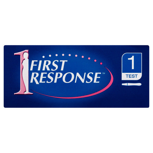 First Response Instream Pregnancy Test 1 Pack top of packet