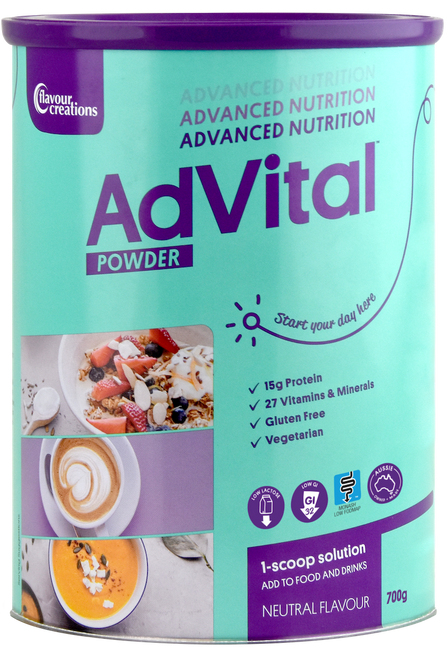 AdVital Nutritionally Complete Neutral Flavoured Powder 700g