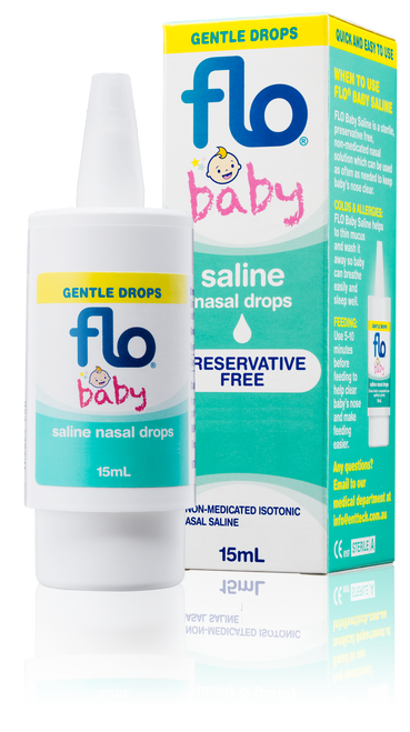 Flo Baby Saline Nasal Drops 15ml