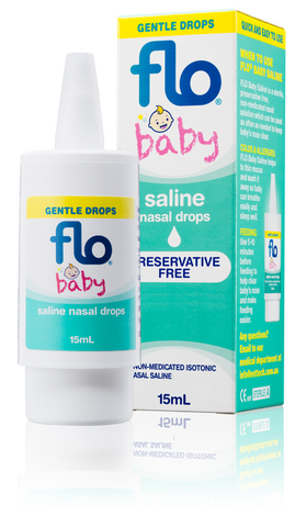 Flo Baby Saline Nasal Drops 15ml