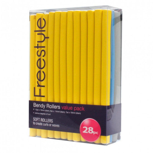 Freestyle Bendy Rollers 28 Pack