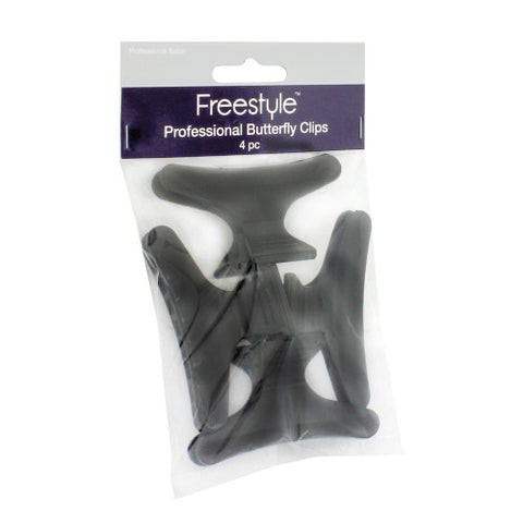 Freestyle Professional Butterfly Clips 4 Pack