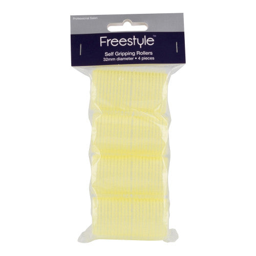 Freestyle	Self Gripping Rollers Yellow 32mm 4 Pack