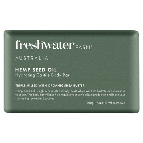 Freshwater Farm Hemp Seed Oil Hydrating Body Bar 200g