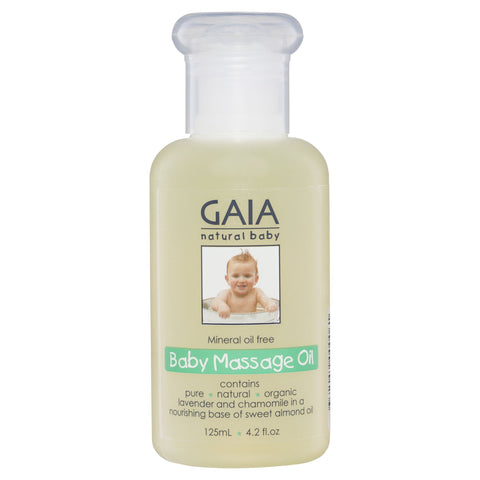 Gaia Natural Baby Massage Oil 125mL
