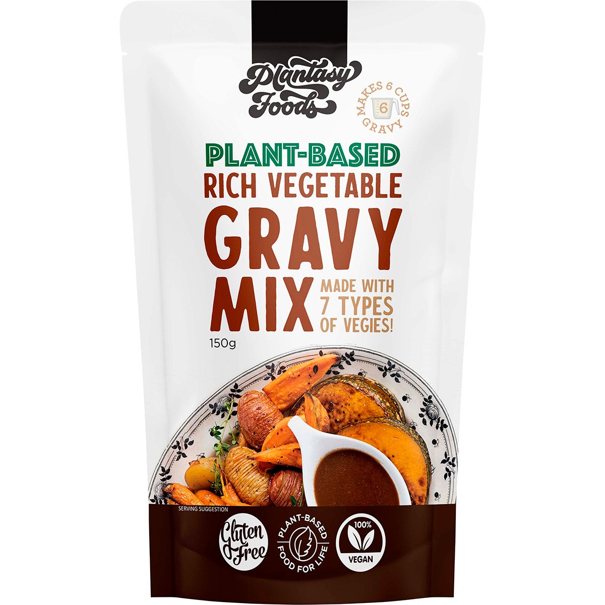 PLANTASY FOODS Rich Vegetable Gravy Mix 150g