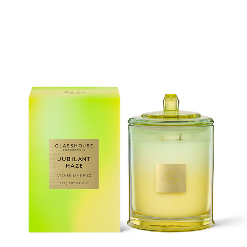 Glasshouse Fragrances Jubilant Haze Soy Candle 380g