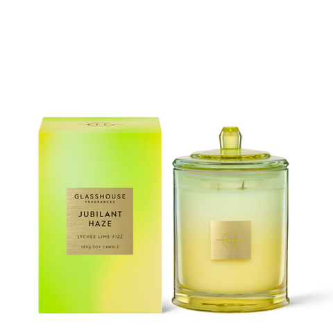 Glasshouse Fragrances Jubilant Haze Soy Candle 380g