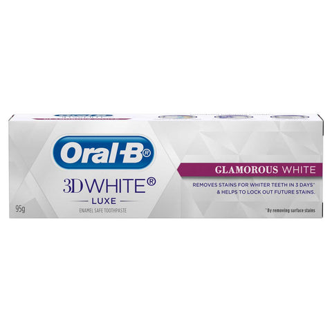 Oral B 3D White Luxe Glamorous White Toothpaste 95g