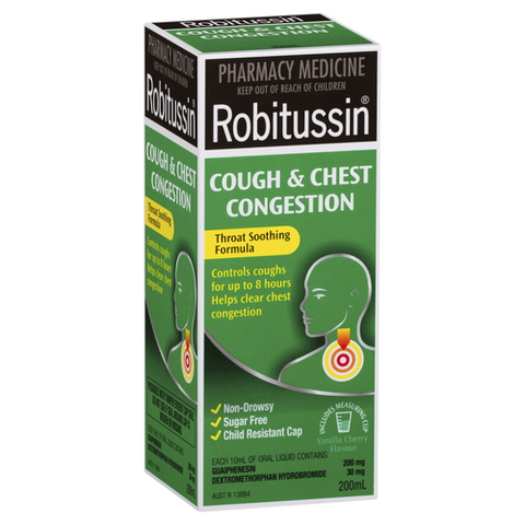 Robitussin Cold and Cough syrup