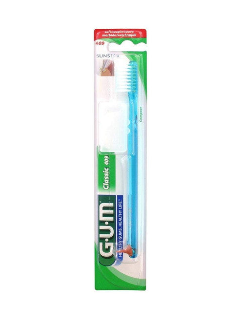 GUM Classic 409 Soft Toothbrush (Colours selected at random)