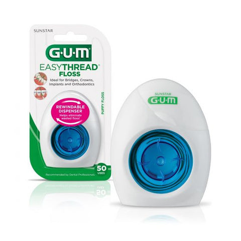 GUM EasyThread Floss Orthodontic Threader 50 Uses