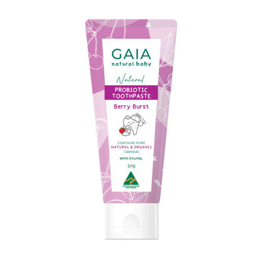 Gaia Natural Probiotic Toothpaste Berry Burst 50g