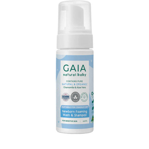 Gaia Newborn Foaming Wash & Shampoo 150ml