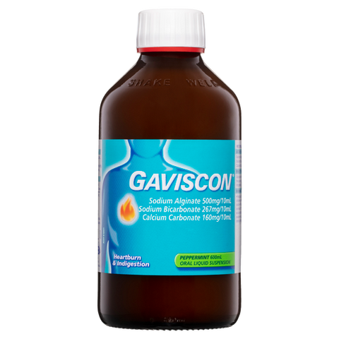 Gaviscon Heartburn & Indigestion Relief 600ml - Peppermint