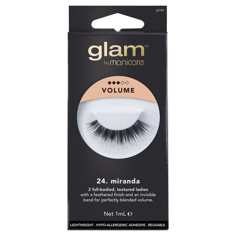 Glam By Manicare 24. Miranda Lashes
