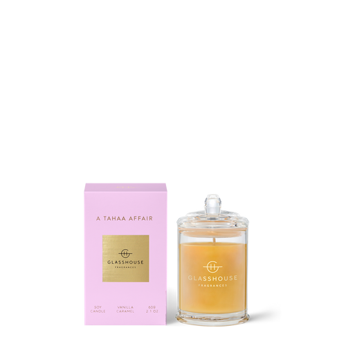 Glasshouse A Tahaa Affair Soy Candle - Vanilla Caramel