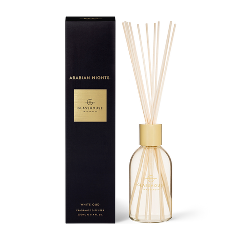 Glasshouse Arabian Nights Fragrance Diffuser White Oud 250ml