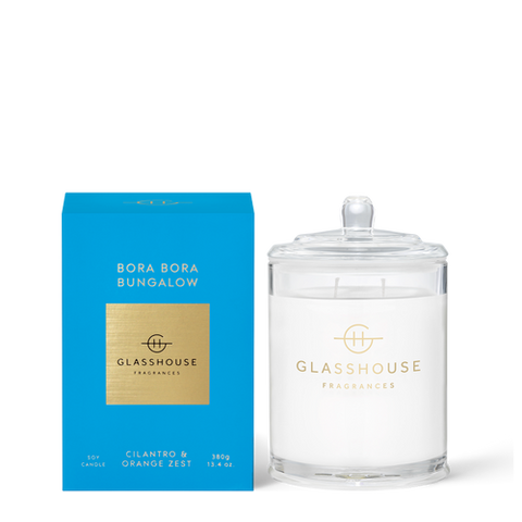 Bora Bora Bungalow Soy Candle Cilantro & Orange Zest 380g