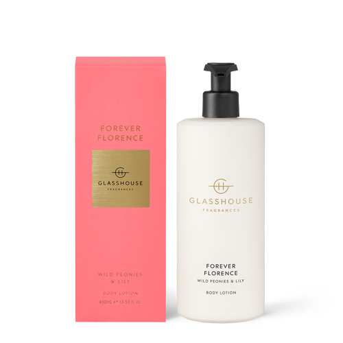 Glasshouse Forever Florence Body Lotion - Wild Peonies & Lily 400ml