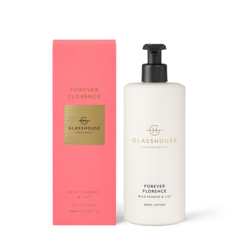 Glasshouse Forever Florence Body Lotion - Wild Peonies & Lily 400ml