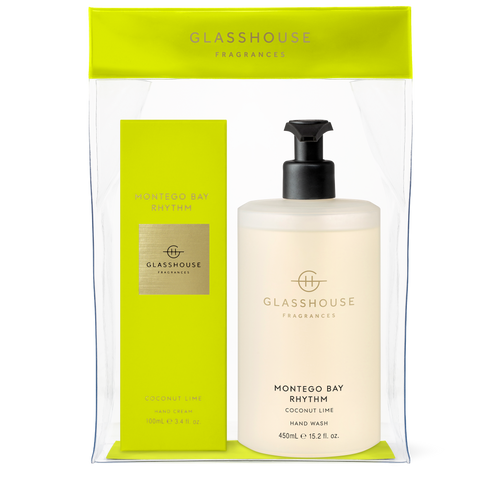 Glasshouse Fragrance Montego Bay Rhythm Hand Duo Set Coconut & Lime