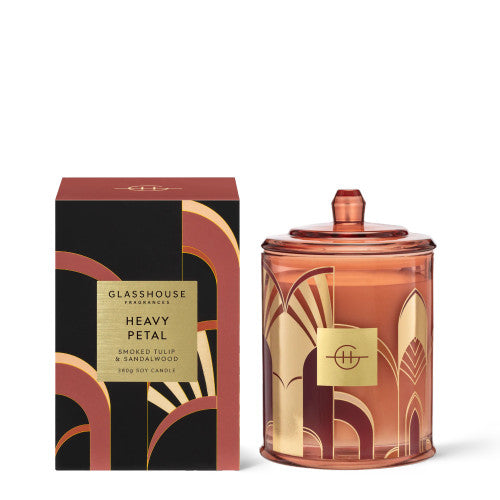 Glasshouse Fragrances Heavy Petal Soy Candle 380g