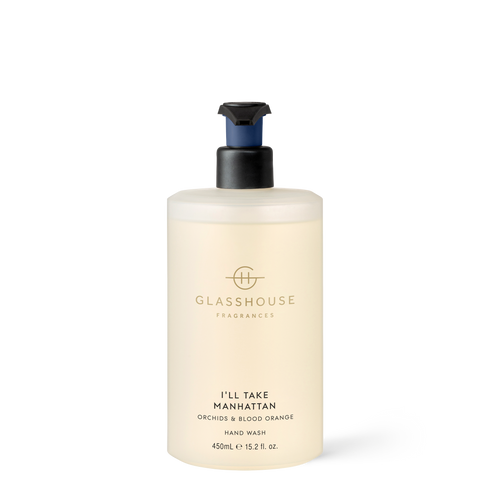 Glasshouse Fragrances I'll Take Manhattan Hand Wash Orchids & Blood Orange 450ml