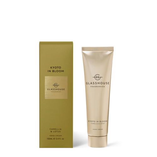 Glasshouse Fragrances Kyoto In Bloom Hand Cream Camellia & Lotus 100ml