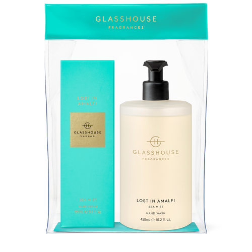 Glasshouse Fragrances Lost In Amalfi Hand Duo Set Sea Mist