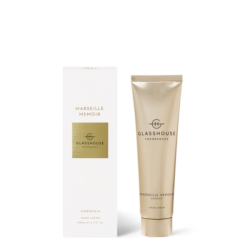 Glasshouse Fragrances Marseille Memoir Hand Cream Gardenia 100ml
