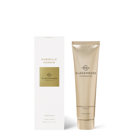 Glasshouse Fragrances Marseille Memoir Hand Cream Gardenia 100ml