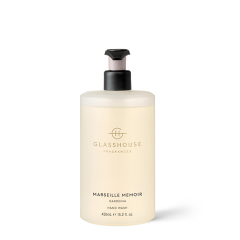 Glasshouse Fragrances Marseille Memoir Hand Wash Gardenia 450ml