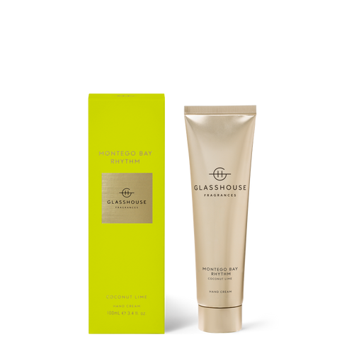 Glasshouse Fragrances Montego Bay Rhythm Hand Cream Coconut & Lime 100ml