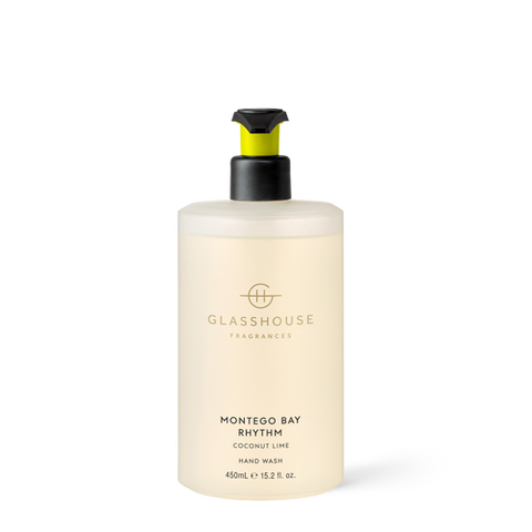Glasshouse Fragrances Montego Bay Rhythm Hand Wash Coconut & Lime 450ml