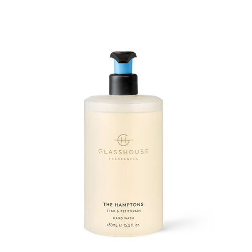 Glasshouse Fragrances The Hamptons Hand Wash Teak & Petitgrain 450ml