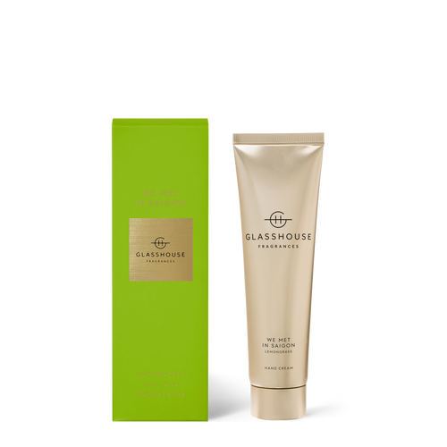 Glasshouse Fragrances We Met In Saigon Hand Cream Lemongrass 100ml