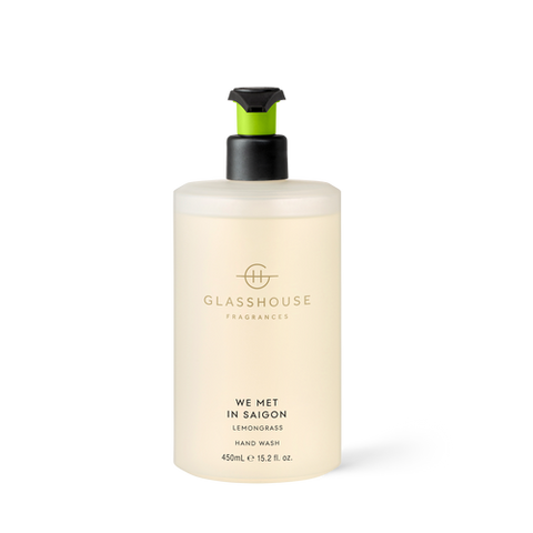 Glasshouse Fragrances We Met In Saigon Hand Wash Lemongrass 450ml