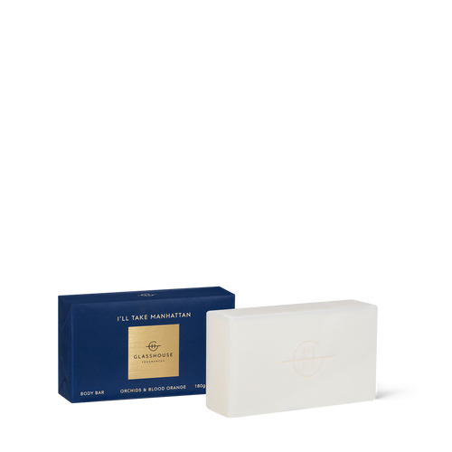 Glasshouse I'll Take Manhattan Body Bar - Orchids & Blood Orange 180g
